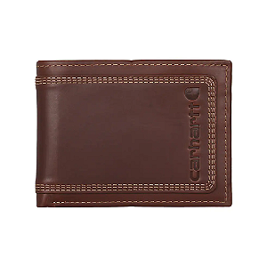 CARHARTT - Carteira Leather Triple-Stitched Passcase "Marrom" -NOVO-