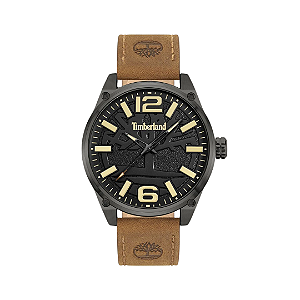 TIMBERLAND - Relógio Quartzo Ripley-Z Analog "Preto/Marrom" -NOVO-
