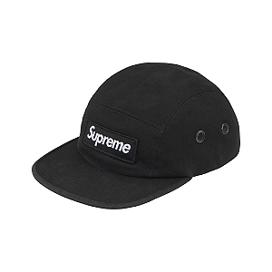 SUPREME x A.PRESSE - Boné Camp FW26 "Preto" -NOVO-