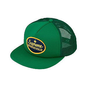 SUPREME - Boné Autorized Mesh Back 5-Panel FW26 "Verde" -NOVO-
