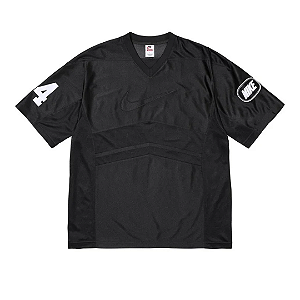 SUPREME x NIKE - Camisa Football Jersey FW26 "Preto" -NOVO-