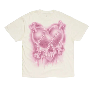 TRAVIS SCOTT - Camiseta Airbrush Angel "Branco" -NOVO-