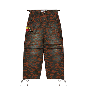 VALE LIVES FOREVER - Calça Tiger Camo "Marrom/Preto" -NOVO-