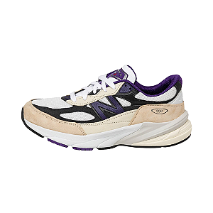 NEW BALANCE - 990V6 Made In USA "White/Black/Plum" -NOVO-