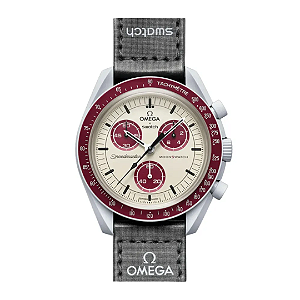 SWATCH x OMEGA - Relógio Bioceramic Moonswatch "Mission To Pluto"  -NOVO-