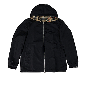 BURBERRY - Jaqueta Dupla Face "Preto/Xadrez" -USADO-