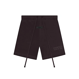 FEAR OF GOD - Bermuda De Moletom Essentials "Plum" -NOVO-