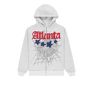 SP5DER - Moletom Atlanta Full Zip "Cinza" -NOVO-