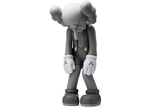 Estátua Boneco Cinza X Kaws Louis Vuitton Edition 28cm - Toyshow