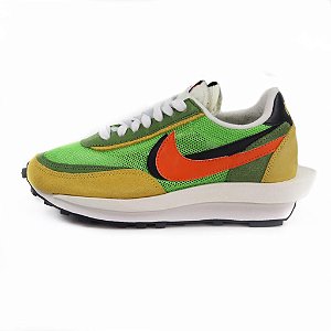 NIKE x SACAI - LD Waffle "Green Multi" -USADO-