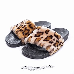 Chinelo Felpudo "Leopard" (Infantil) -NOVO-