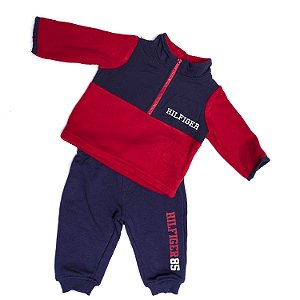 TOMMY HILFIGER - Conjunto Hilfiger 85 "Azul Marinho/Vermelho" (Infantil) -NOVO-