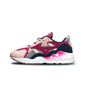 MIZUNO - Wave Rider 1S "Pink/Bordeuax" -NOVO-