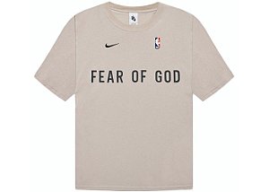 NIKE x FEAR OF GOD - Camiseta Warm Up "Oatmeal"  -NOVO-