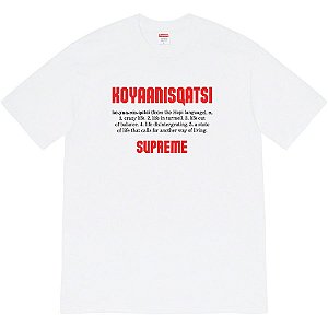 SUPREME - Camiseta Koyaanisqatsi "Branco" -NOVO-