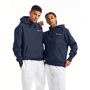champion men's black moletom com capuz