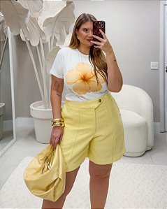 Tshirt Flor Quality Moda Plus Size Duas Primavera