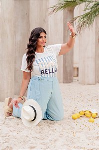 Tshirt Ciao Bella Quality Moda Plus Size Duas Primavera