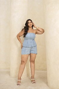 Shorts Jeans Quality Moda Plus Size dvs Alto loja