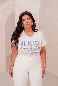 Tshirt Almare Marine Quality Moda Plus Size dub Alto