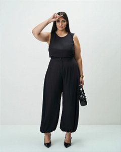 Conjunto Blusa e Calça Aladin Preto Quality Moda Plus Size Outono qbl Preview