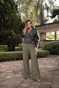 Calça com Pala na Cintura Alcaparra Quality Moda Plus Size dvs Outono Preview Equi dvs