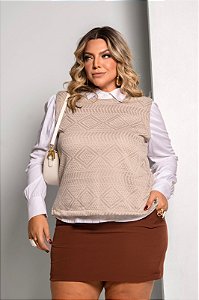Camisa ML Off White Quality Moda Plus Size rml Outono Loja