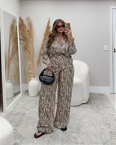 Conjunto Safari Bege Quality Moda Plus Size dub Outono Soul Preview