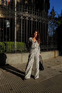 Conjunto Safari Off White Quality Moda Plus Size dub Outono Soul Preview