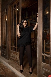 Calça com Pezinho Marrom Quality Moda Plus Size dvs Outono Preview Equi dvs