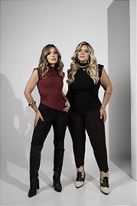 Calça Montaria Poliamida Preta Quality Moda Plus Size preview mlj