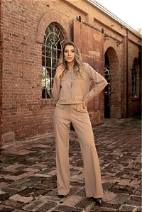 Conjunto Casaco com Calça Caramelo Quality Moda Plus Size Preview dvs