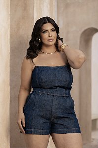 Top Jeans Escuro Quality Moda Plus Size dvs