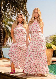 Conjunto Estampado Floral Quality Moda Plus Size Preview rml