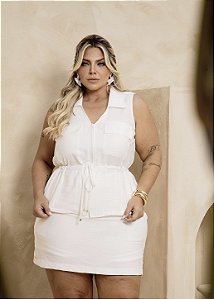 Blusa Amarração Quality Moda Plus Size rml