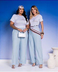 Calça Reta Circus Azul Claro Quality Moda Plus Size Dub Preview