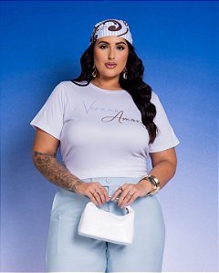 T-Shirt Suede Exclusiva Quality Moda Plus Size Dub Preview