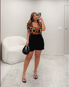 Shorts com Amarração Quality Moda Plus Size Preview rml
