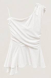 Blusa Um Ombro Só Quality Moda Plus Size Dub Preview