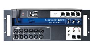Mesa de Som Soundcraft Digital 16 Canais UI16 com Wifi