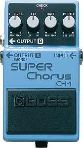 Pedal Boss compacto Super Chorus  CH-1
