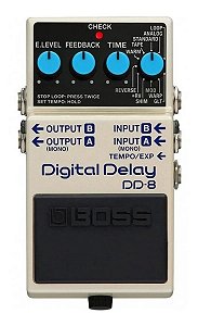 Pedal Boss compacto Digital Delay  DD-8