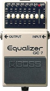 Pedal Boss compacto Graphic Equalizer  Ge-7