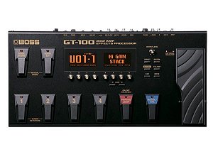 Pedaleira Multiefeito para Guitarra Boss Gt-100