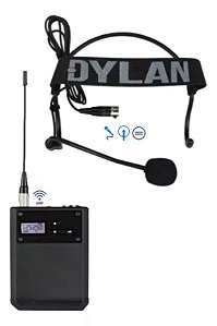 Microfone Dylan Headset Sem Fio D-9003S