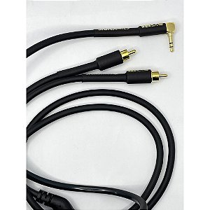 Cabo Sinal Mac Dj Series - 2 Rca + P2 Stereo