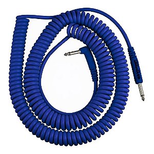 Cabo P10xP10 Espiral Azul Escuro P10 90 9.15mt Mac Cabos