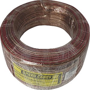 Cabo paralelo cristal alcu rolo 100M 2X1,50MM speed cabos