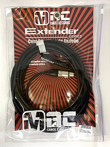 Cabo Xlr Femea + P2 Femea Extensor P/ Fone Mac 7.5mts Ex25xb