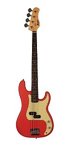 Contrabaixo passivo 4 cordas Fiesta red satin MB-40 Memphis